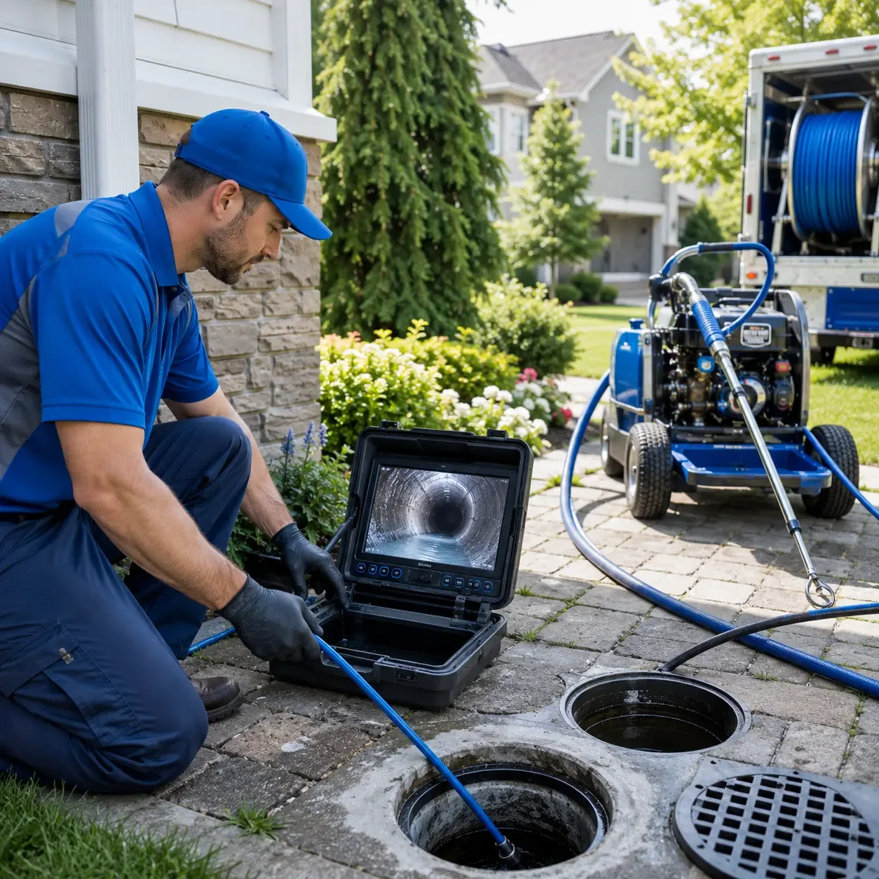 Outdoor drain cleaning professionals serving Belleville, IL